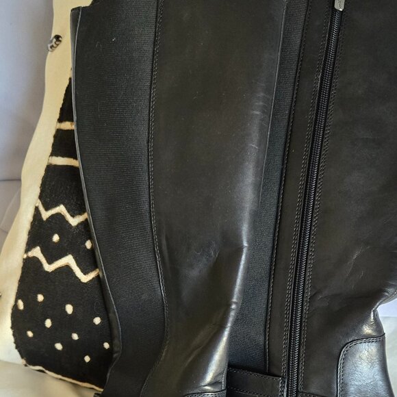Easy Spirit Black Chaza Tall Leather Boot 7 NWOT - Picture 6 of 6